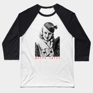 bette davis visual art Baseball T-Shirt